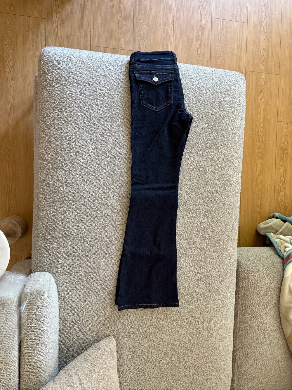 Dark Blue size 6 low rise stretch Jeans - - Picture 3 of 6